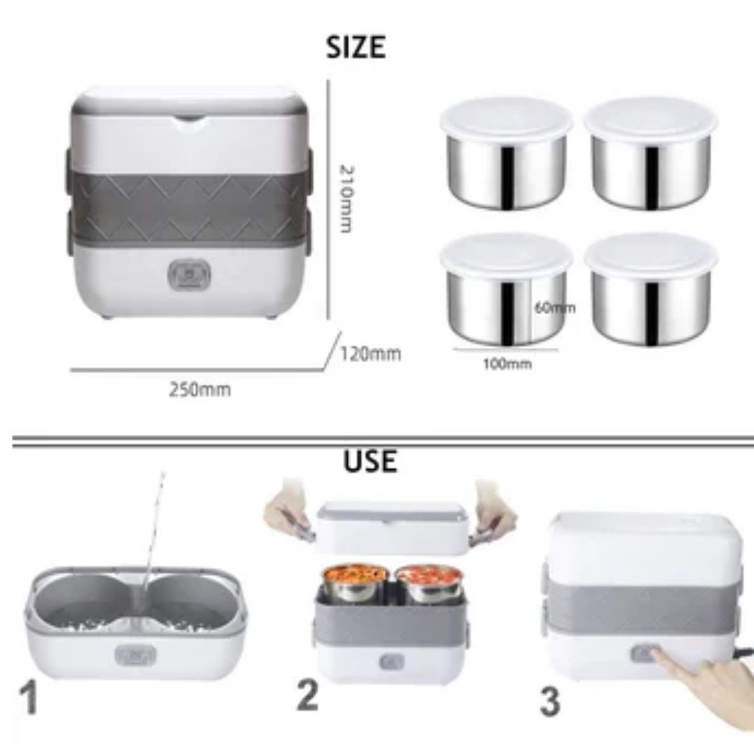 Miniatura 2 de Lonchera eléctrica 4 puestos